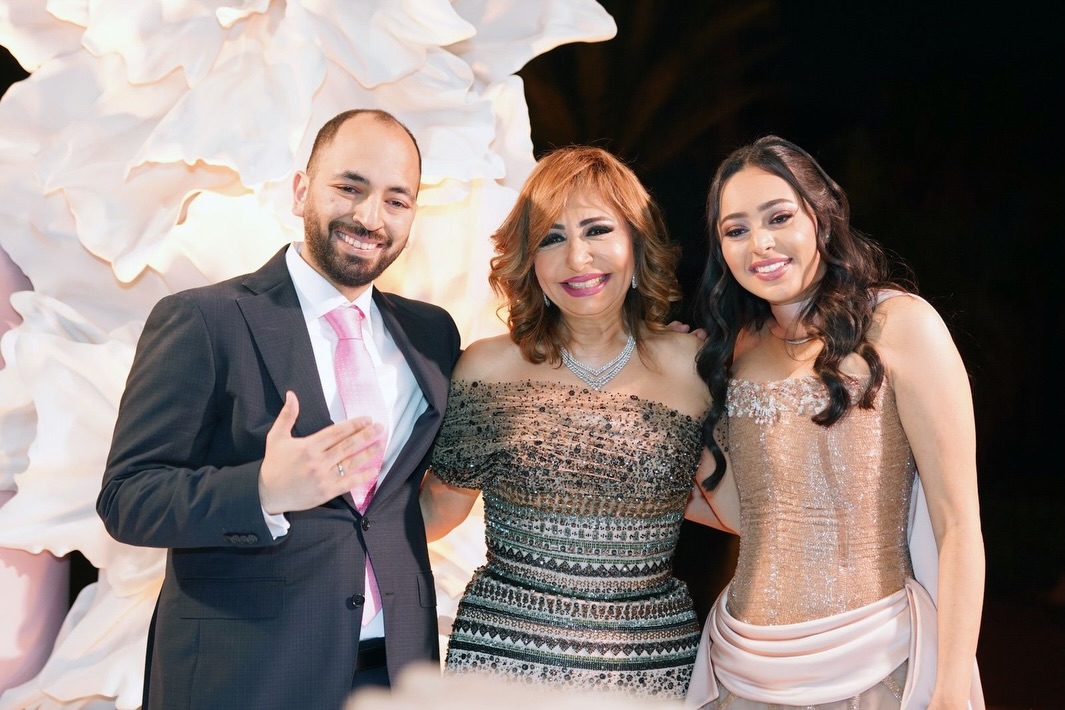 لميس الحديدي من حفل خطوبة ابنها