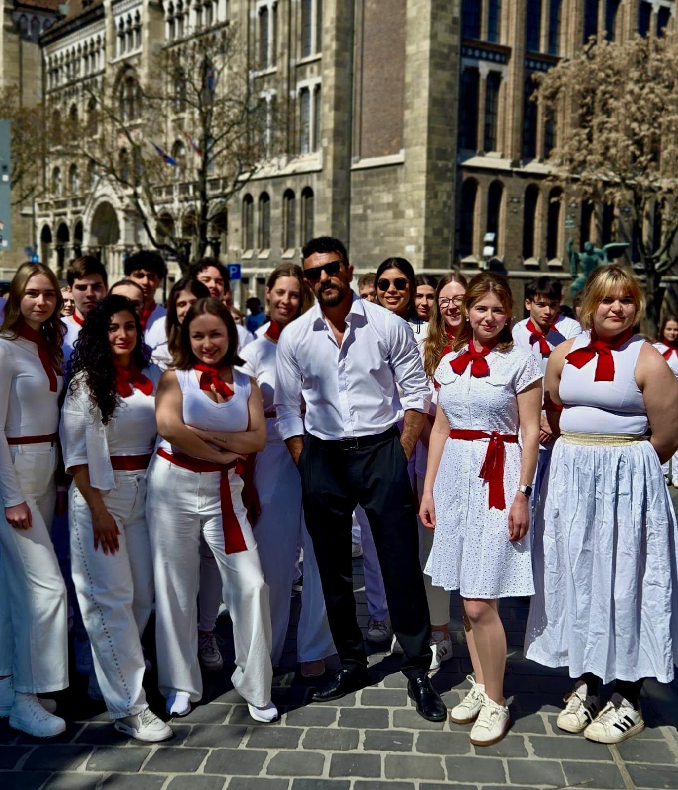 أحمد العوضي في كواليس فيلم "شمشون ودليلة"