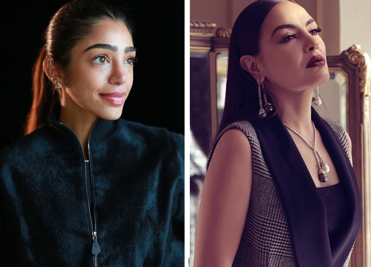 النجمة شريهان في إطلالة سابقة، وابنتها لولو في ظهور جديد لها