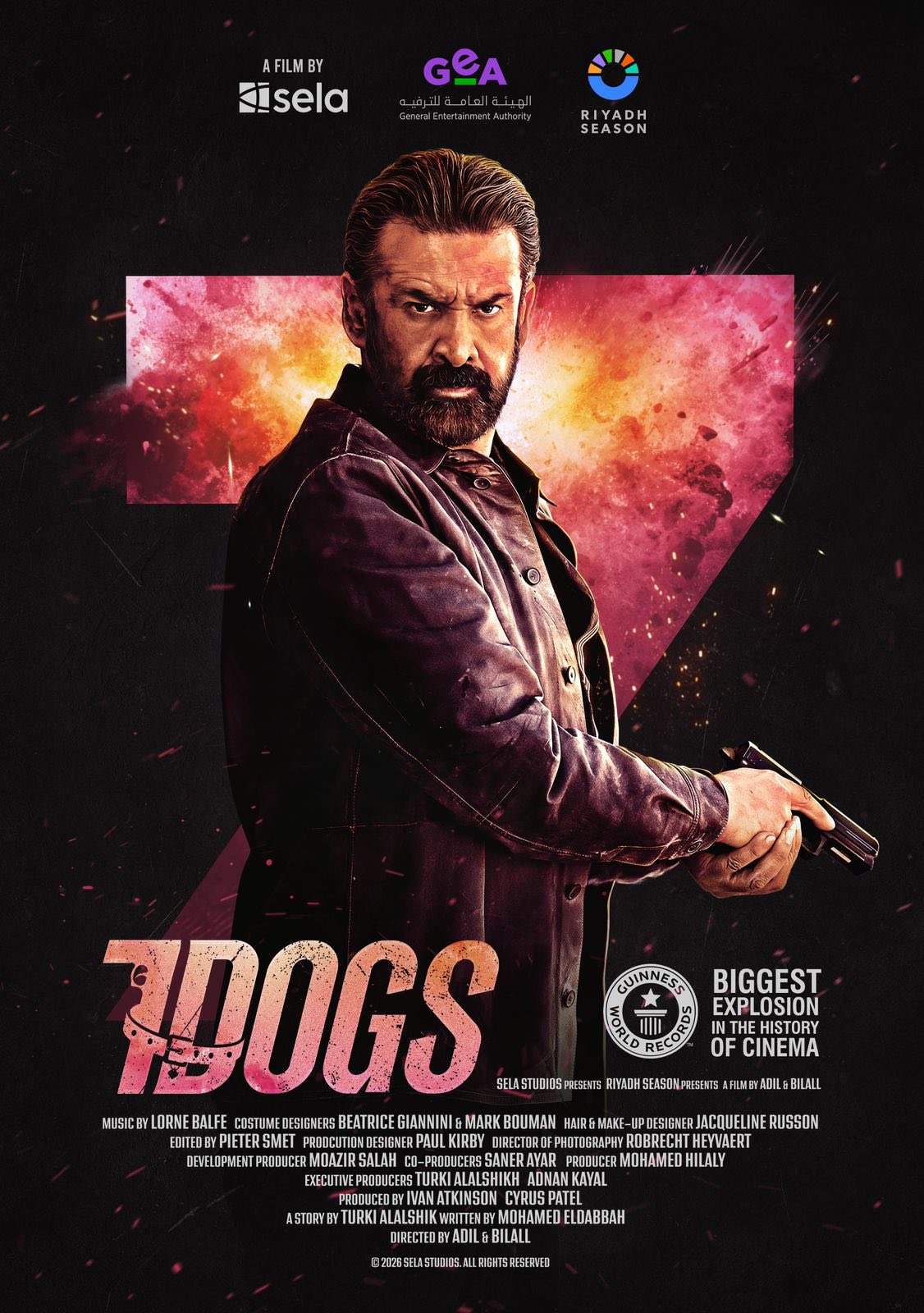 كريم عبد العزيز يتصدر بوستر فيلم "7Dogs