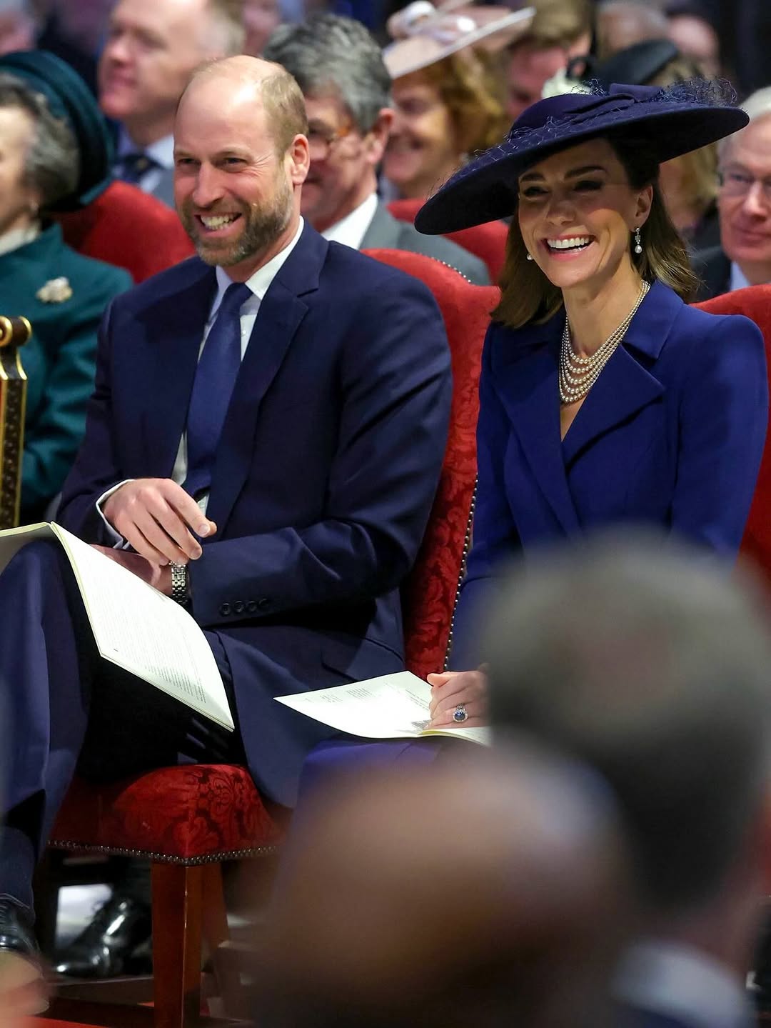 كيت والأمير ويليام إلى الملك تشارلز والملكة كاميلا للاحتفال بالكومنولث في دير وستمنستر