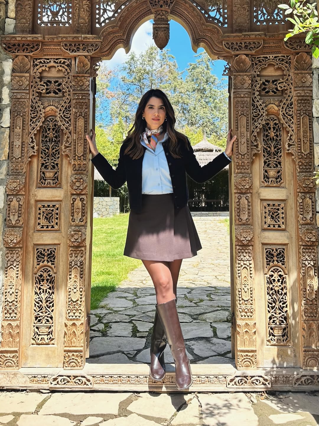 كارمن بصيبص في كواليس مسلسل "ليل"