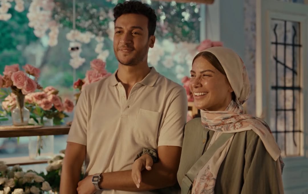 صبا مبارك وأحمد عبد الوهاب في مسلسل "ورد على فل وياسمين"
