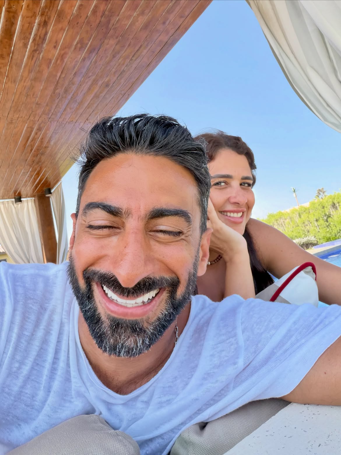 ياسمين عبد العزيز وأنس بوخش