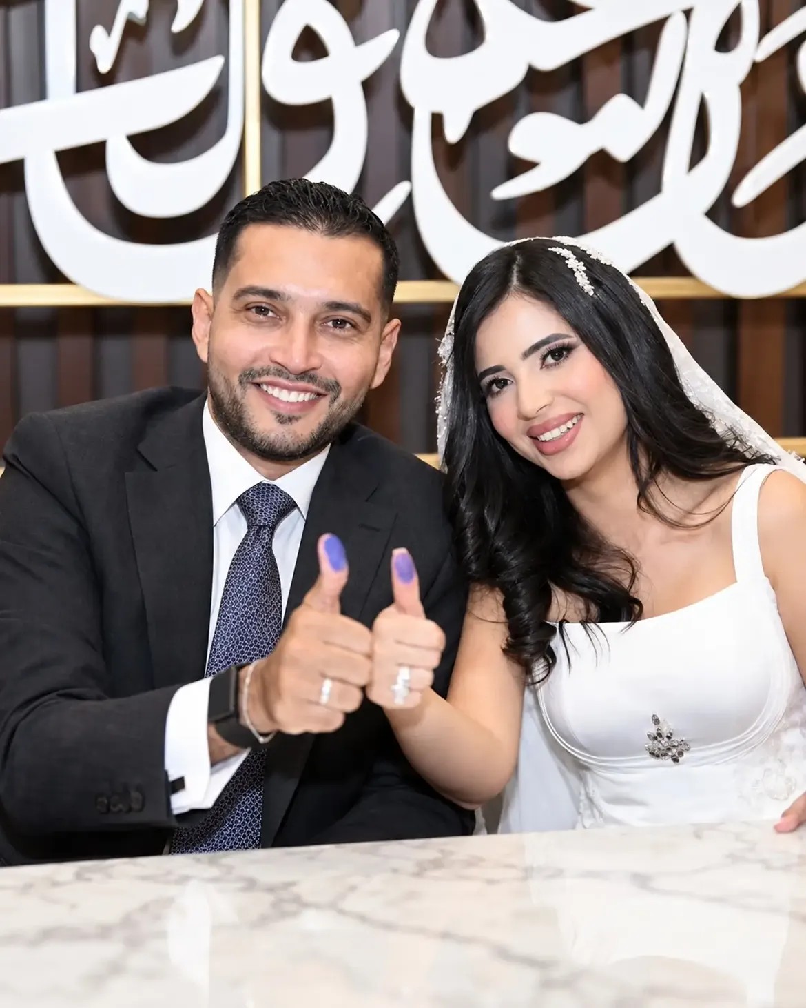 ابن صابرين يحتفل بزواجه