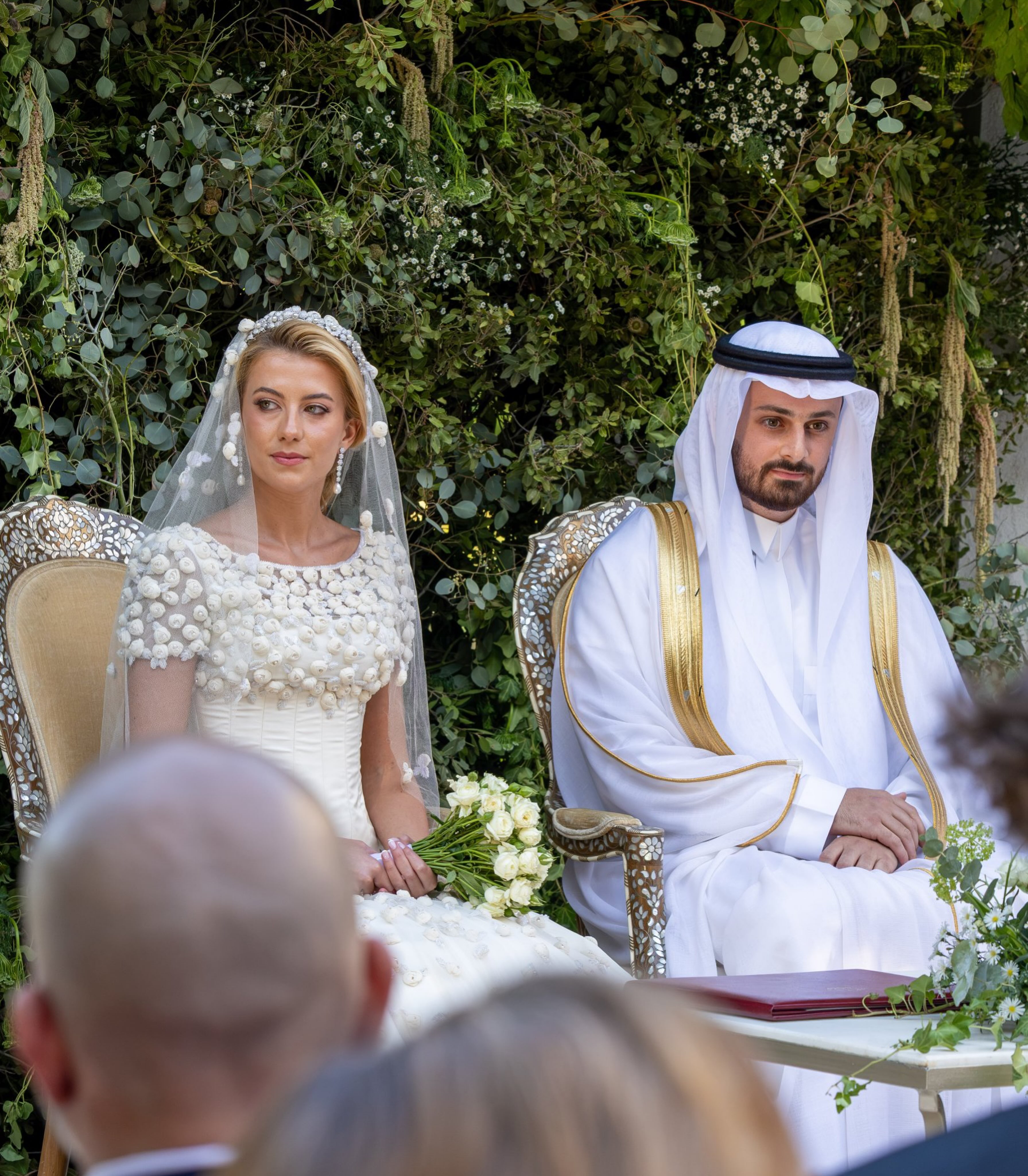  الأميرة سارة بنت فيصل وعريسها