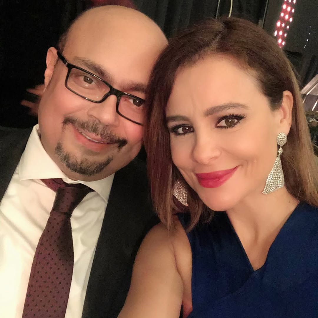 كارول سماحة وزوجها الراحل وليد مصطفى