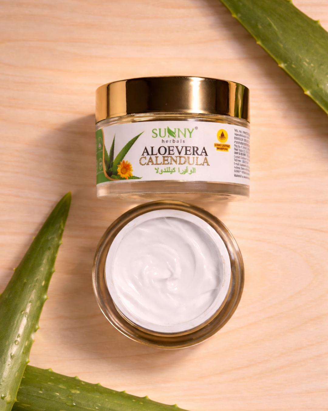 مرطب الوفيرا كيلندولا من Sunny Herbals