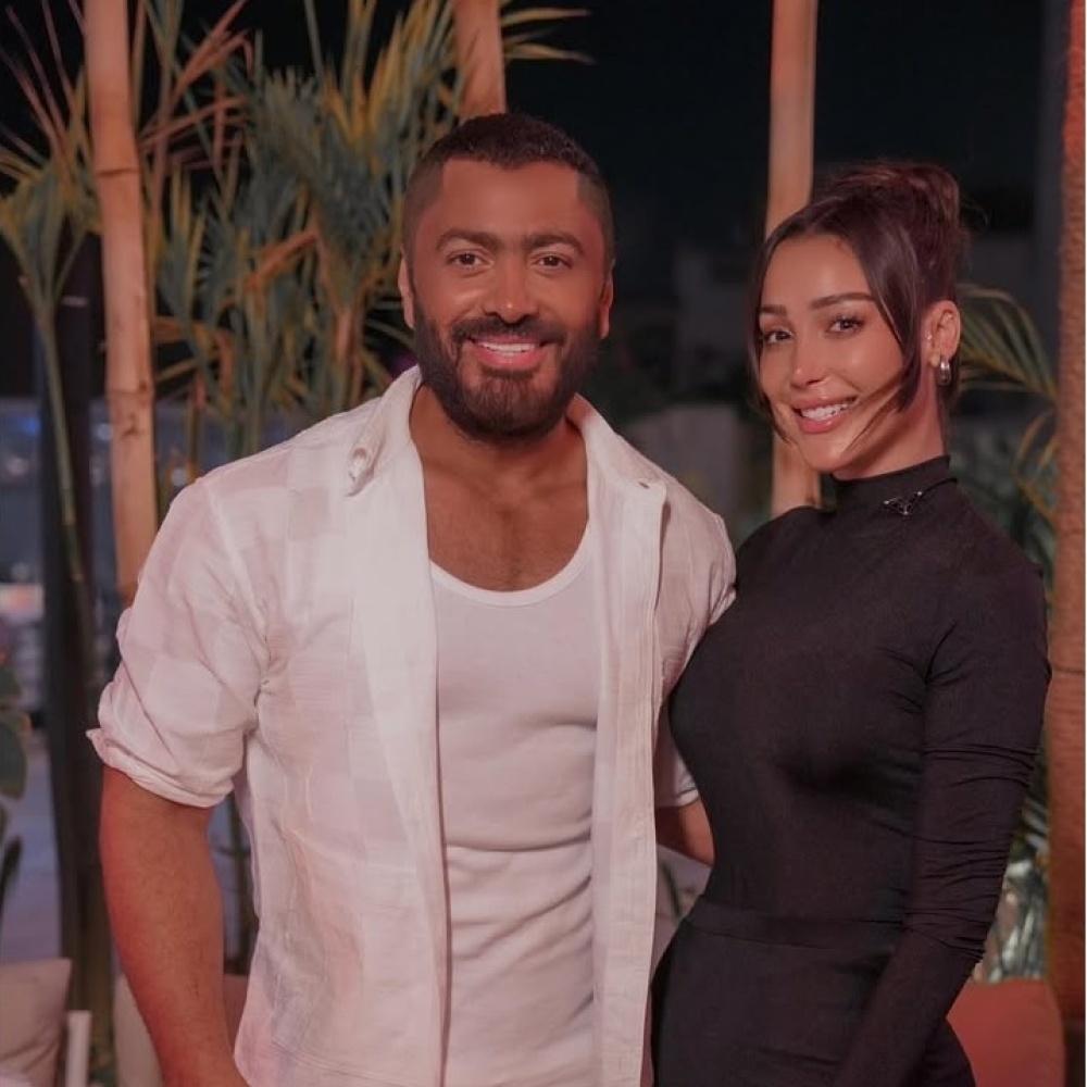 بسمة بوسيل وتامر حسني