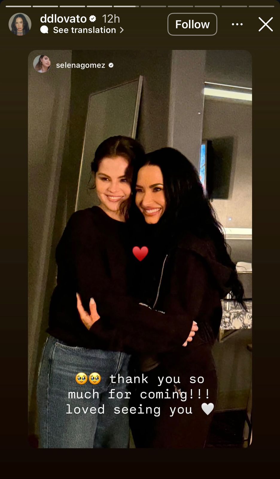 ديمي لوفاتو ترد على سيلينا غوميز