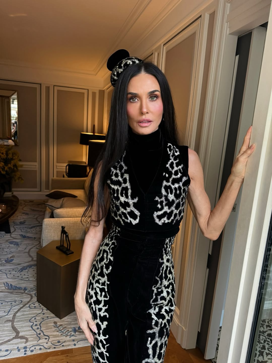 رسمات المكياج الملون بأسلوب  Demi Moore