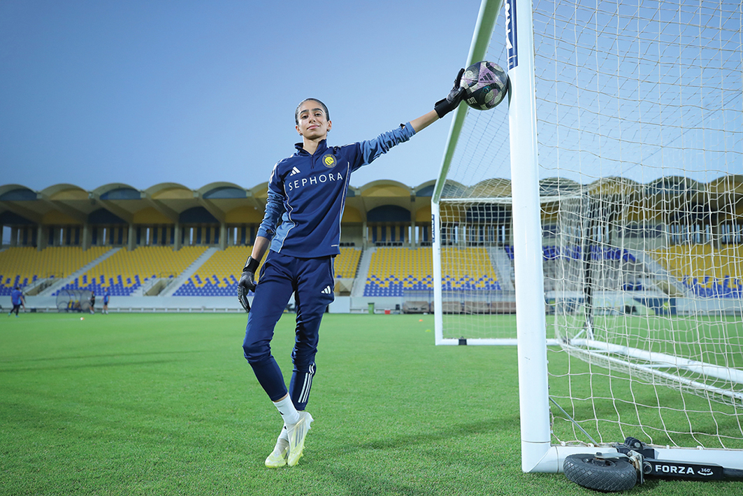 لاعبات نادي النصر السعودي