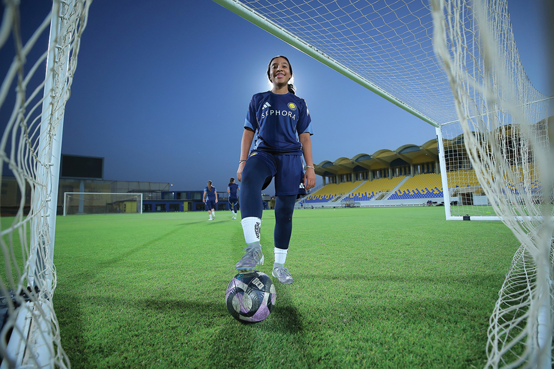 لاعبات نادي النصر السعودي