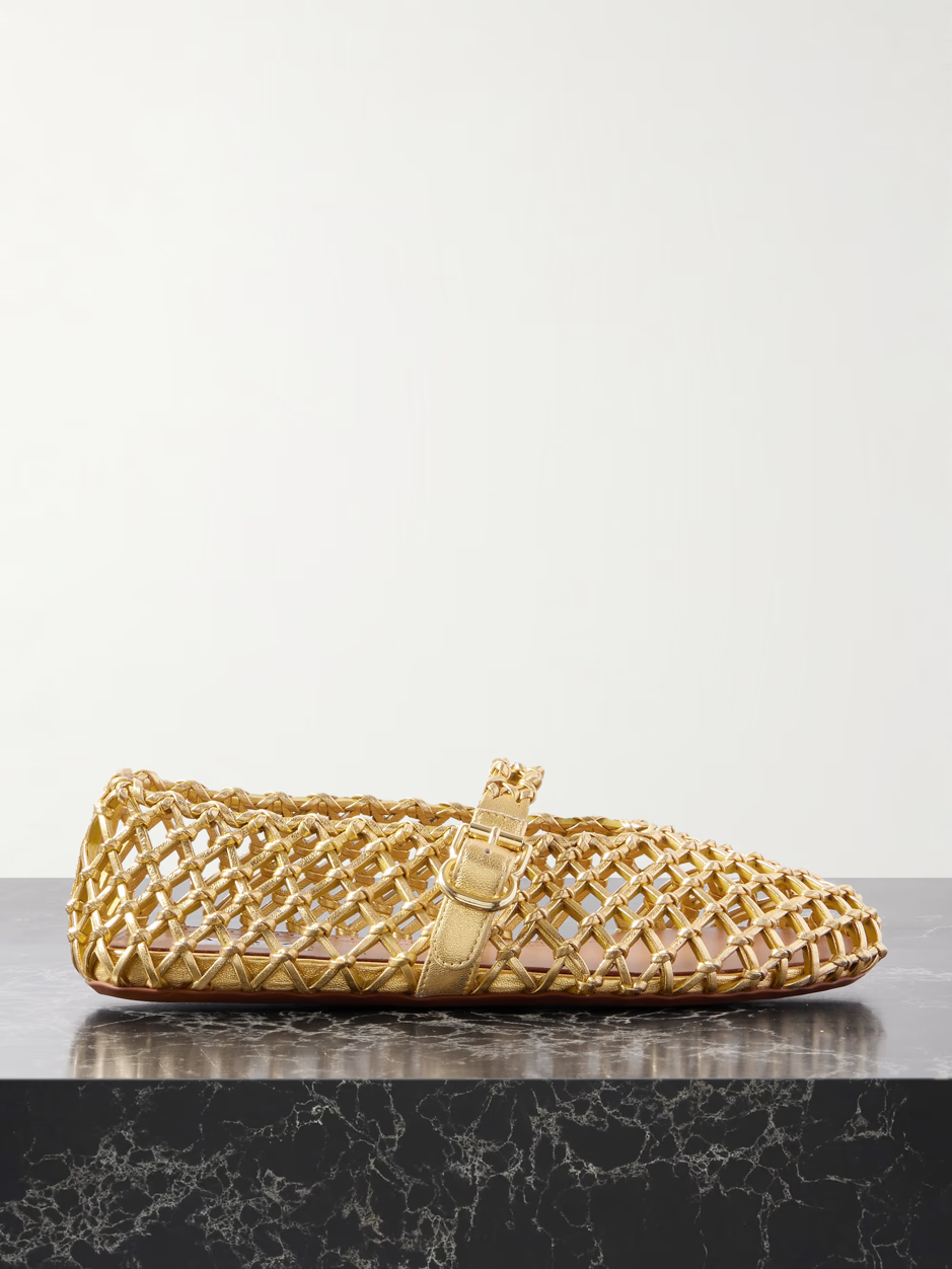 ALAÏA باللون الذهبي