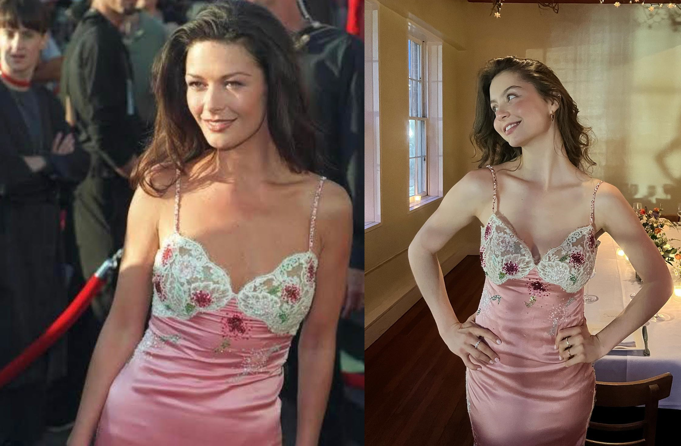 كاثرين زيتا جونز وابنتها