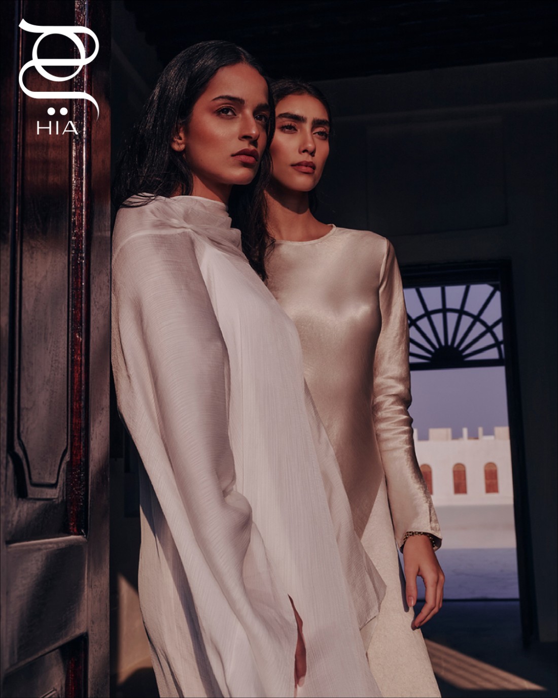 نور وتالا بفستانين من "أباديا" Abadia