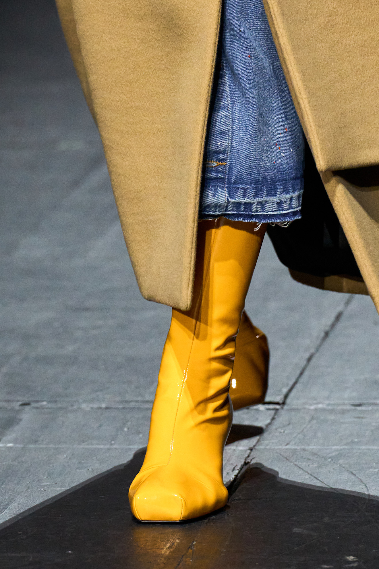 Alainpaul أحذبية شتوية مع الكعب من