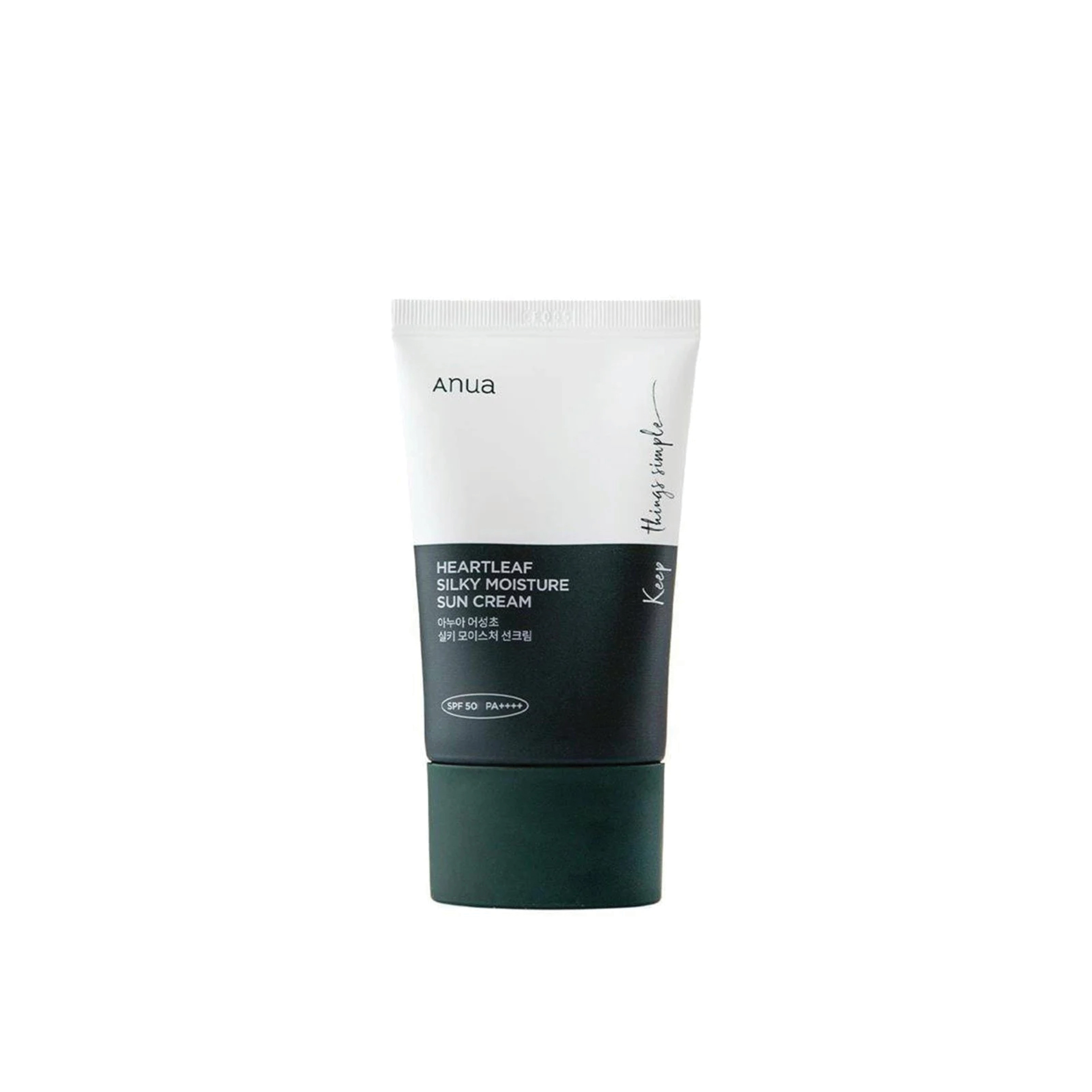 Anua Heartleaf Silky Moisture Sun Cream SPF50+