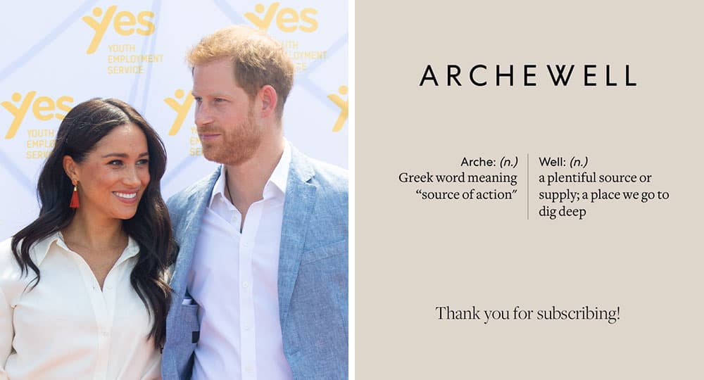 Archewell Productions، في عام 2020