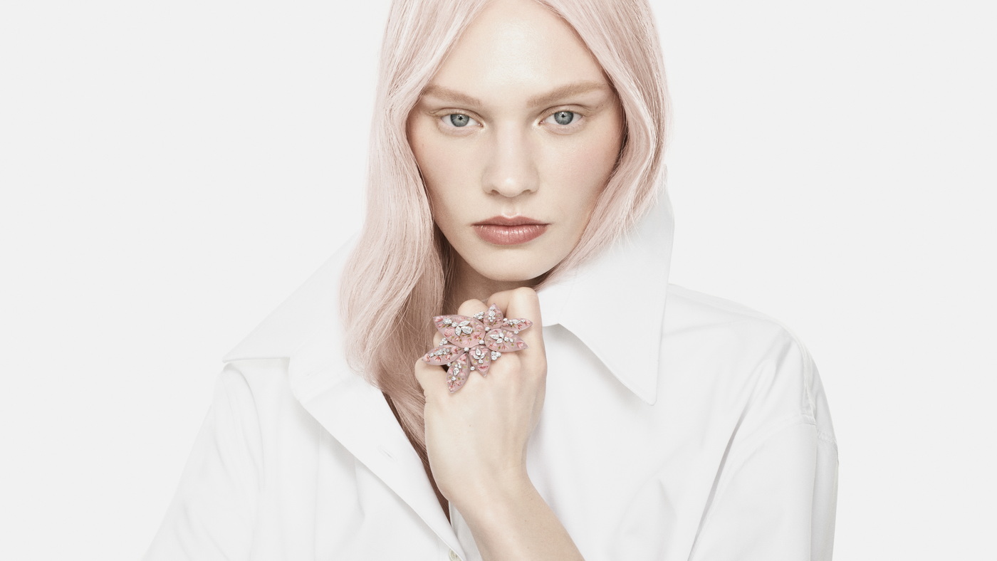 خاتم BOUCHERON - HUMAN BEING - QUARTZ ROSE