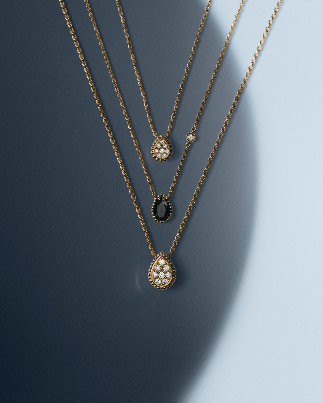 قلادات SERPENT BOHEME GOLD & ONYX