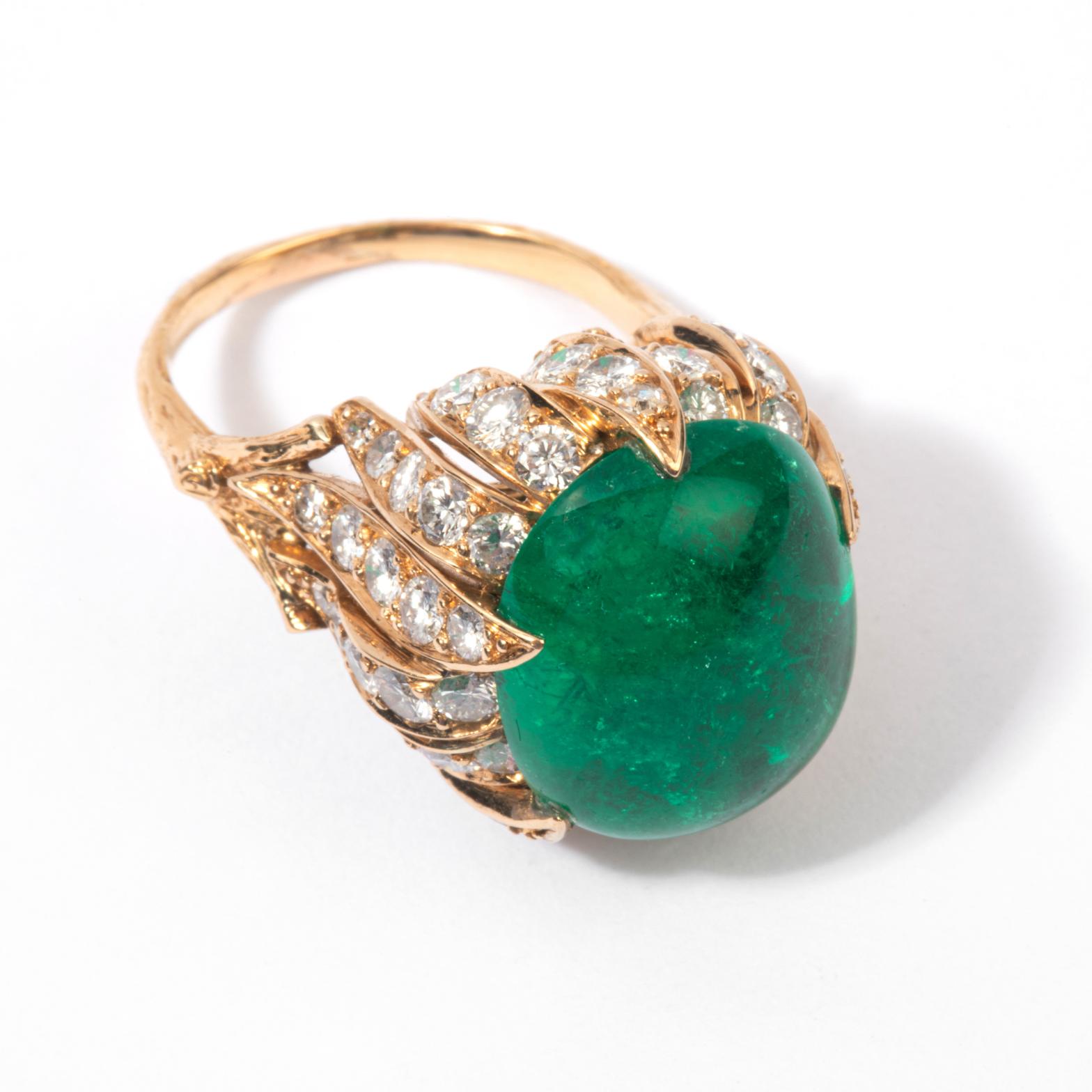 BOUISSET bague emeraude