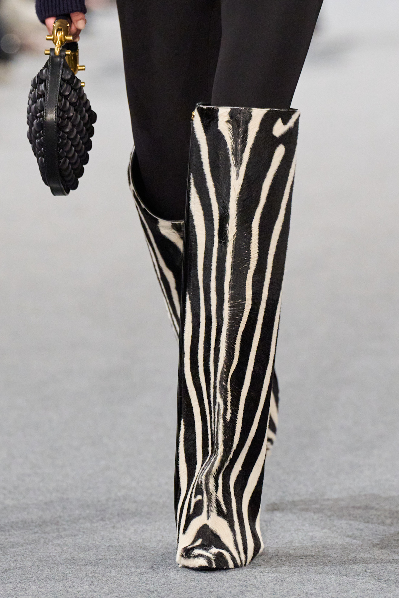 Balmain البوت الشتوي ذات الطبعات والنقشات من