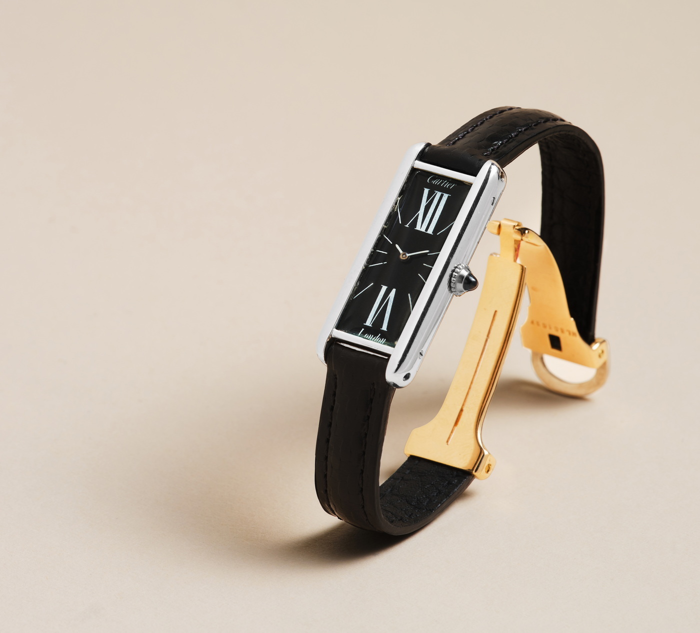 ساعة Cartier Tank J.J.C Allongée