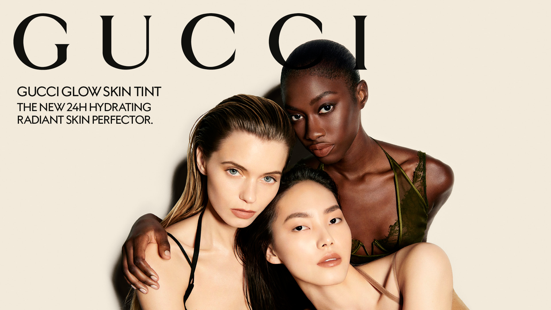 ثنائي إشراقة الوجه الطبيعية من GUCCI BEAUTY: GUCCI GLOW SKIN + GUCCI MATTE POWDER