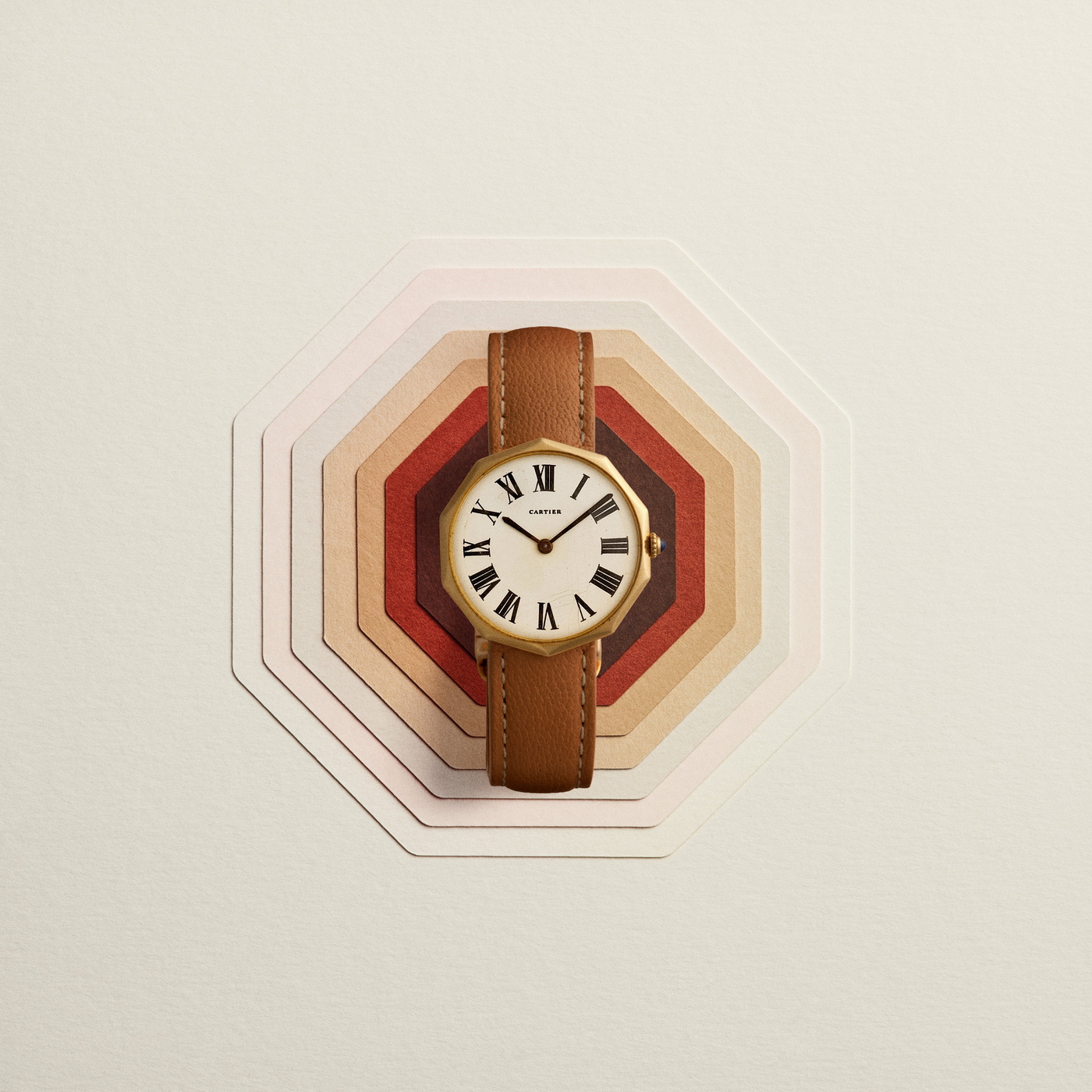 ساعة Cartier Decagonal