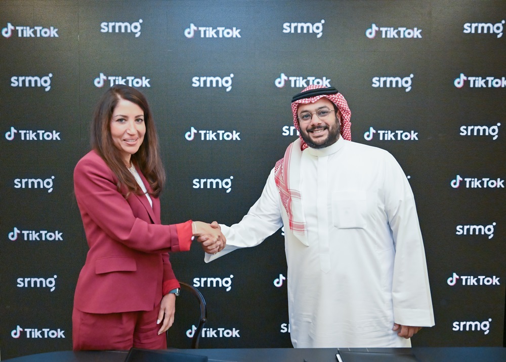 srmg تُبرم شراكة استراتيجية مع "تيك توك"