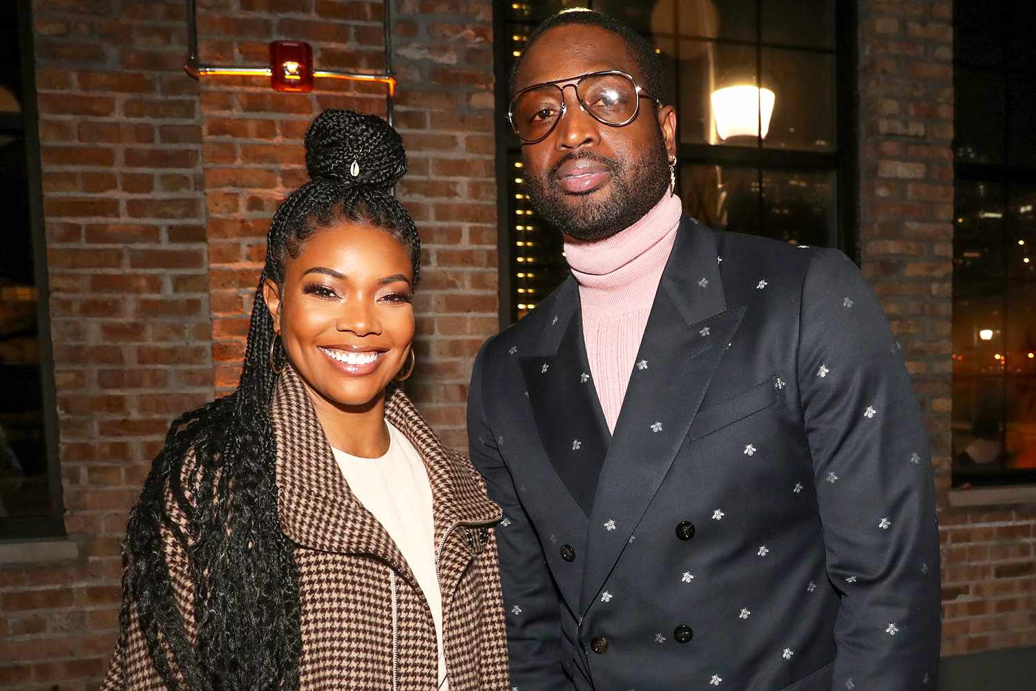 Dwyane Wade المولود في 17 يناير 1982 والممثلة جابرييل يونيون Gabrielle Union
