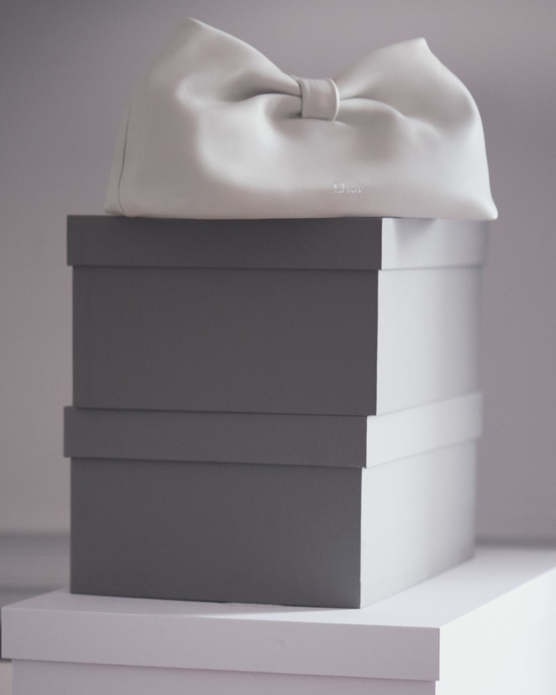 حقيبة Dior Bow من مجموعة "جوناثان أندرسون" للملابس الجاهزة لموسم ربيع وصيف 2026