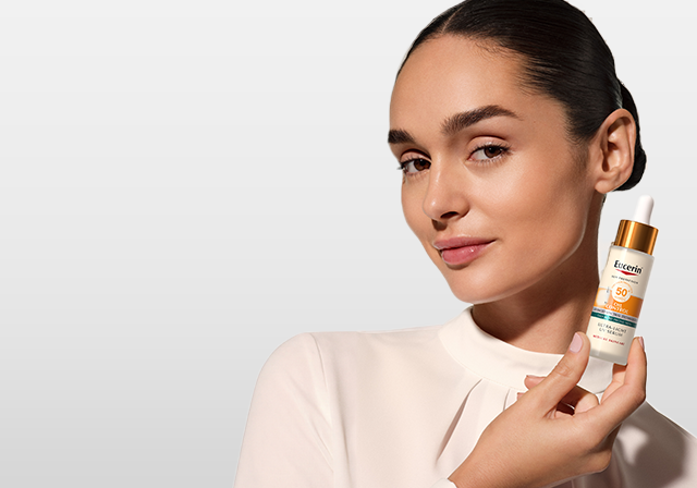 سيروم واقٍ من الشمس يتحكم باللمعان: EUCERIN Sun Oil Control Daily UV Serum SPF 50+  