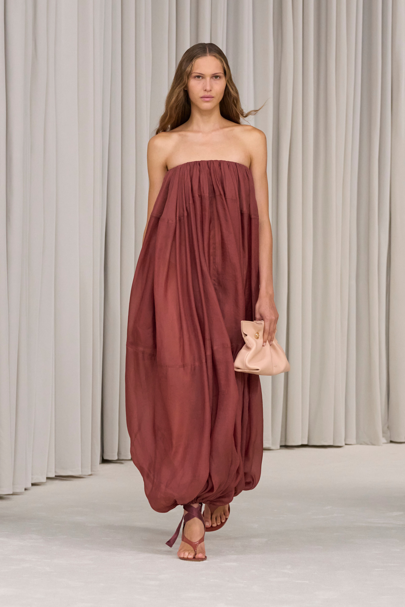 Ferragamo فستان واسع وبسيط من