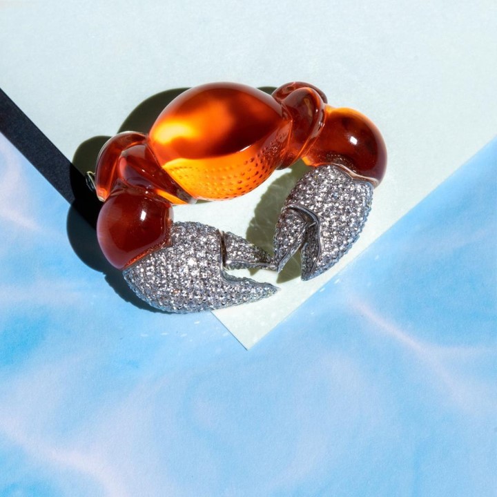 GRANCHIO MIDI BROOCH