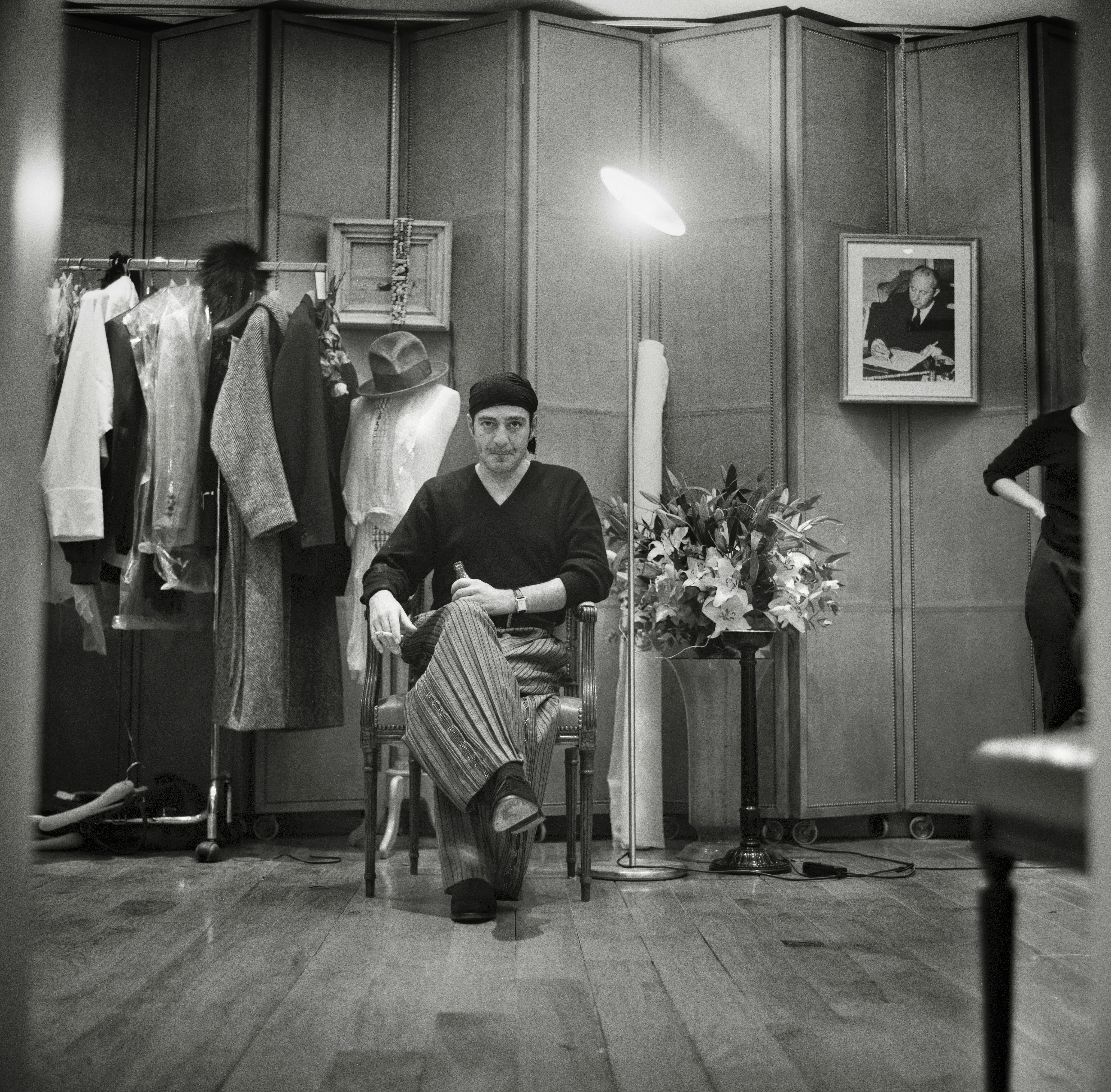 مصمم الأزياء جون غاليانو.  تصوير Derek Hudson بواسطة Getty images