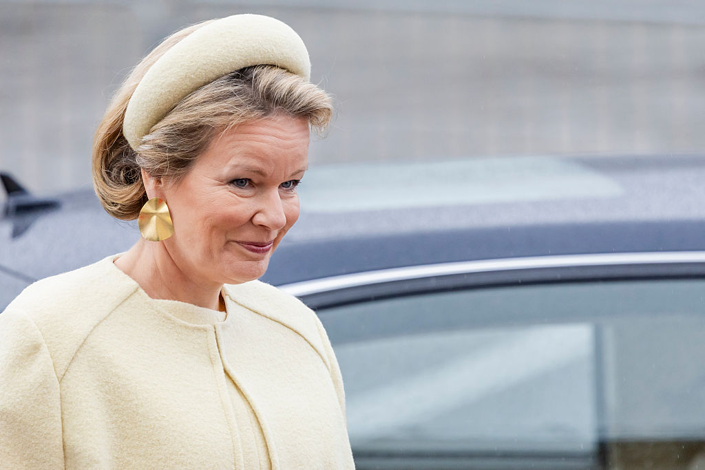 ​​Queen Mathilde Armani Privé