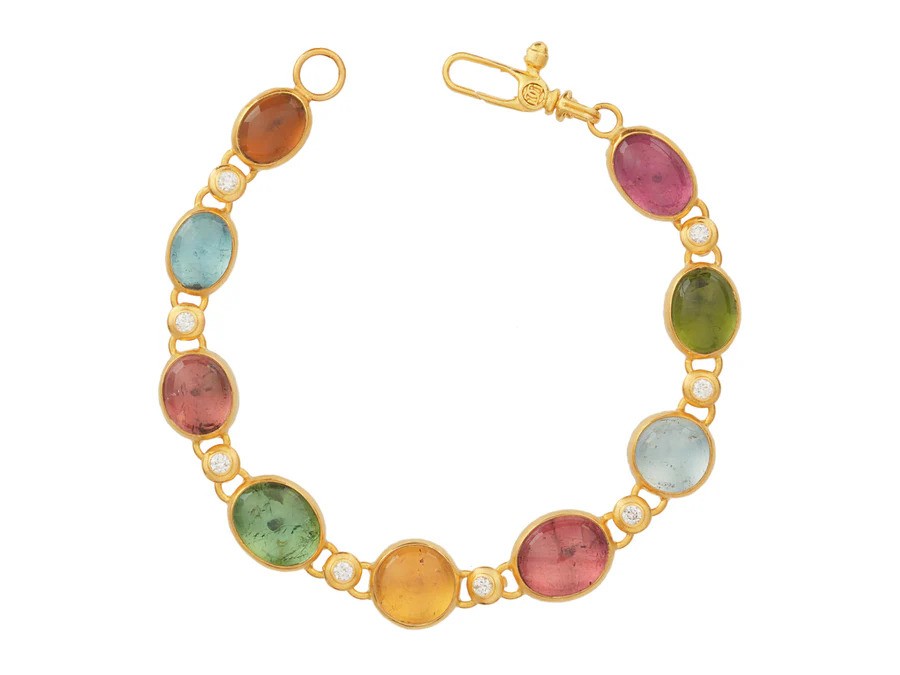 Gurhan Rune Gold Tourmaline Bracelet