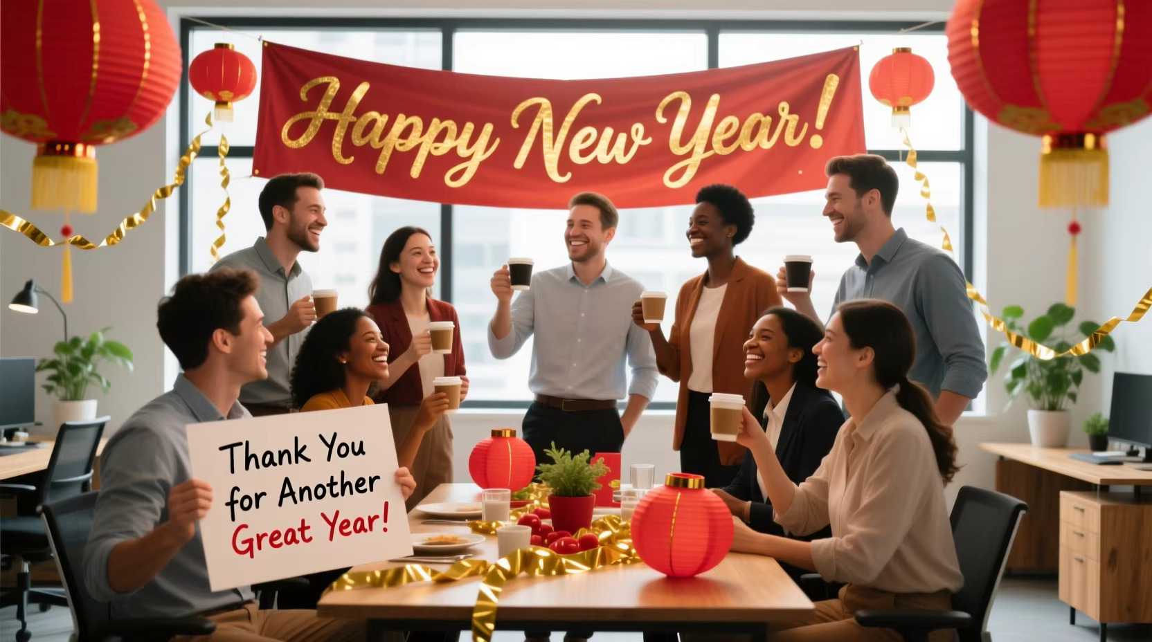 رسائل تهنئة رسمية بالعام الجديد لزملاء العمل