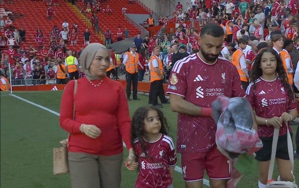 ماغي زوجة محمد صلاح في أحدث ظهور قبل ولادة طفلها