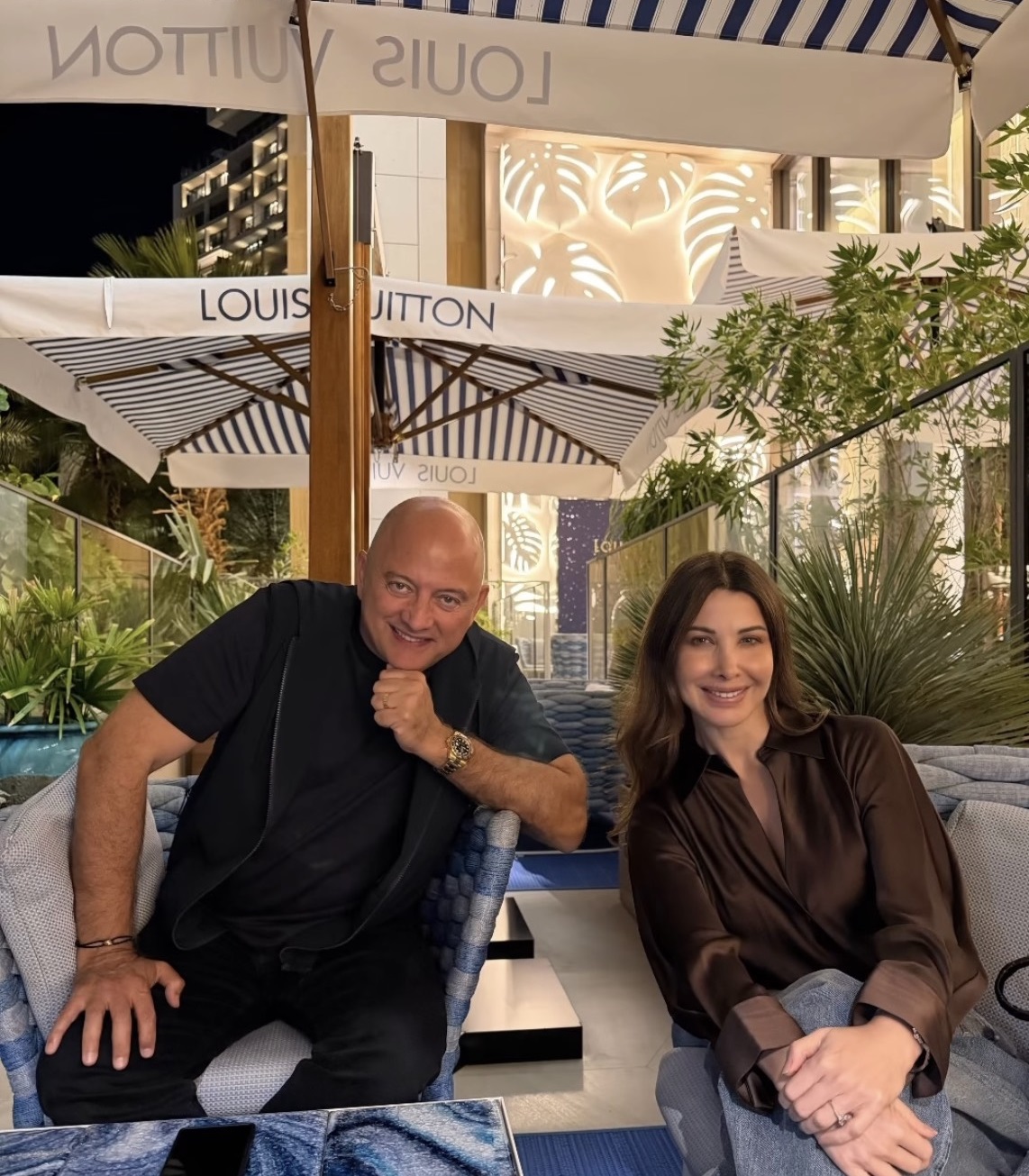 نانسي عجرم وزوجها