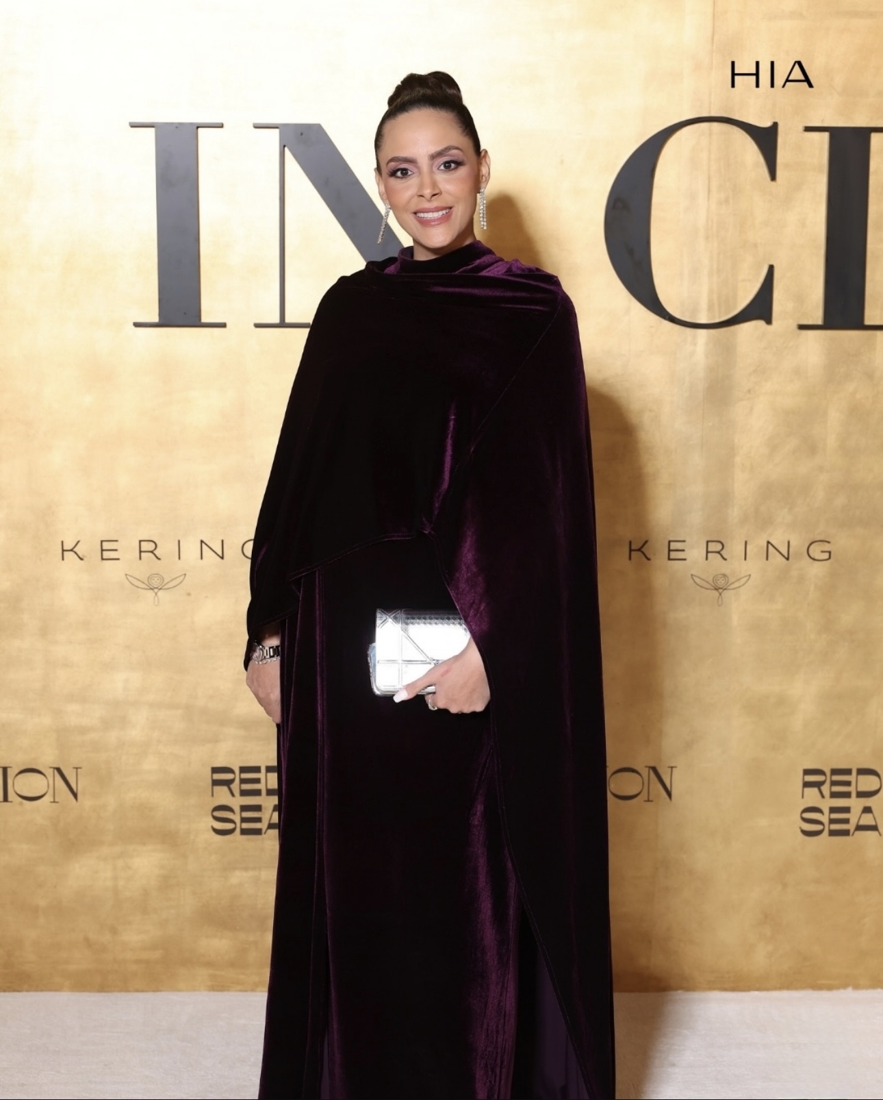 إطلالة الممثلة أضوى فهد خلال مهرجان البحر الأحمر السينمائي.