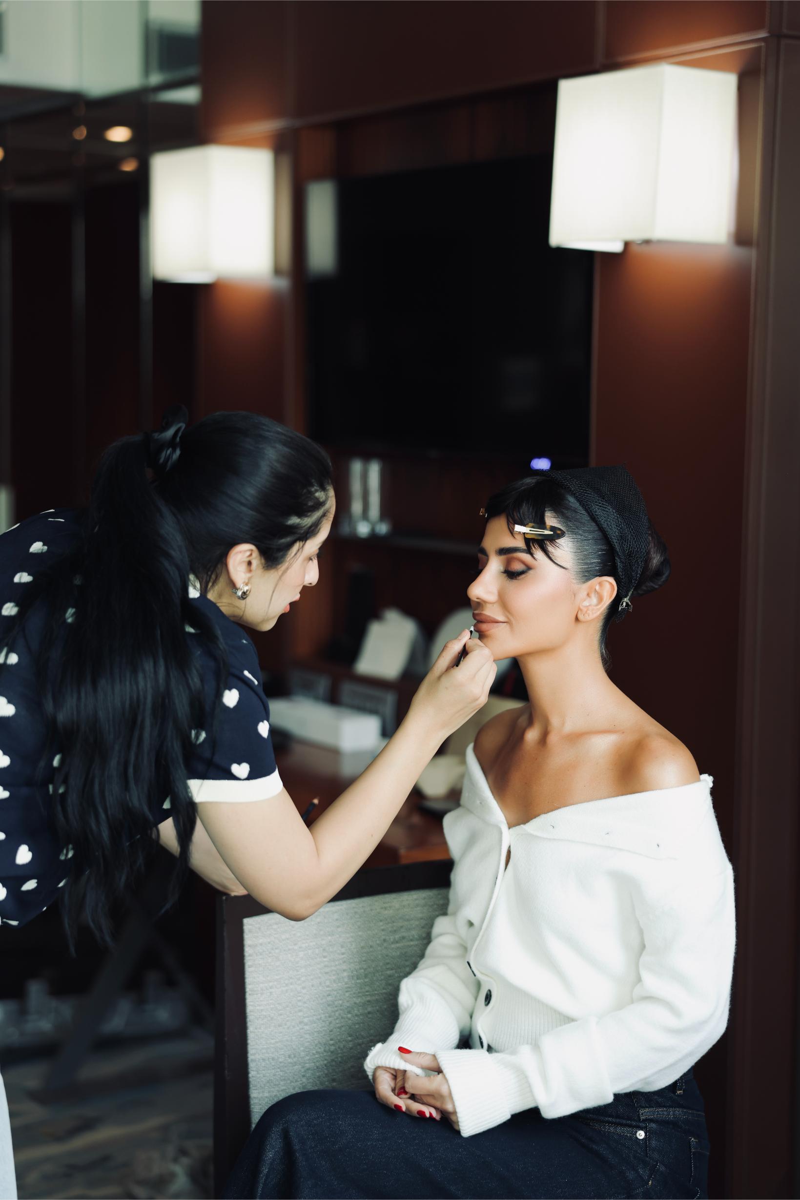 مكياج ديما الأسدي في مهرجان كان 2026 بتوقيع ريهام خليفة ومستحضرات Anastasia Beverly Hills