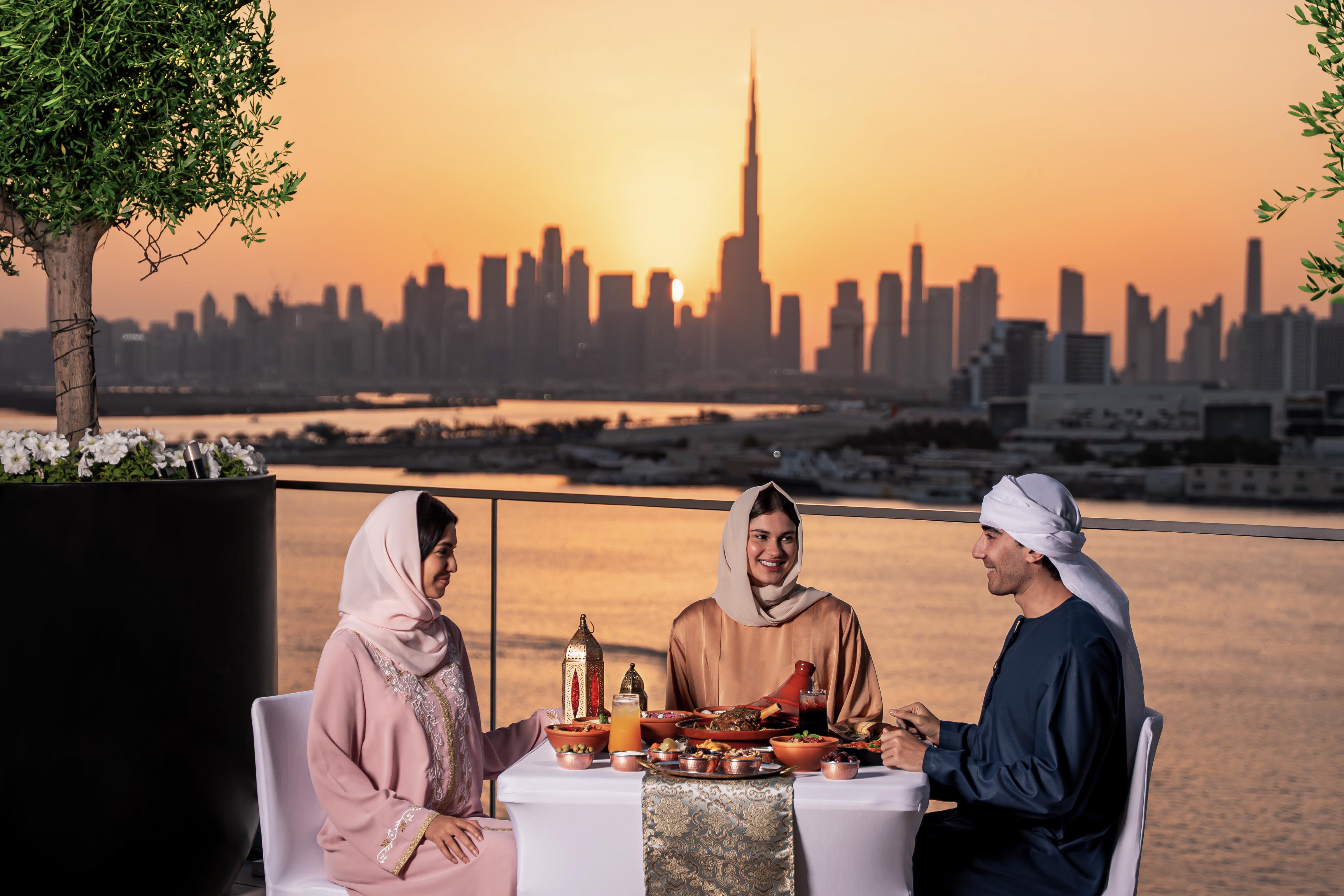 Iftar - Luma Pool Lounge, Address Creek Harbour
