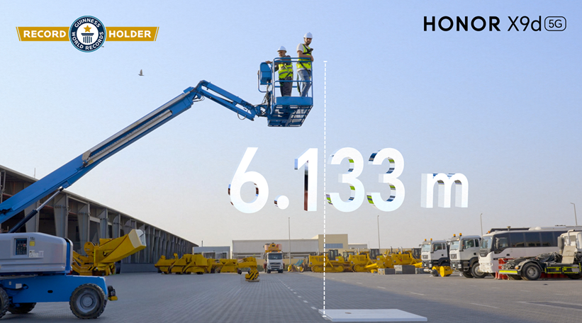HONOR تحطم رقمًا قياسيًا في موسوعة غينيس بهاتفها  HONOR X9