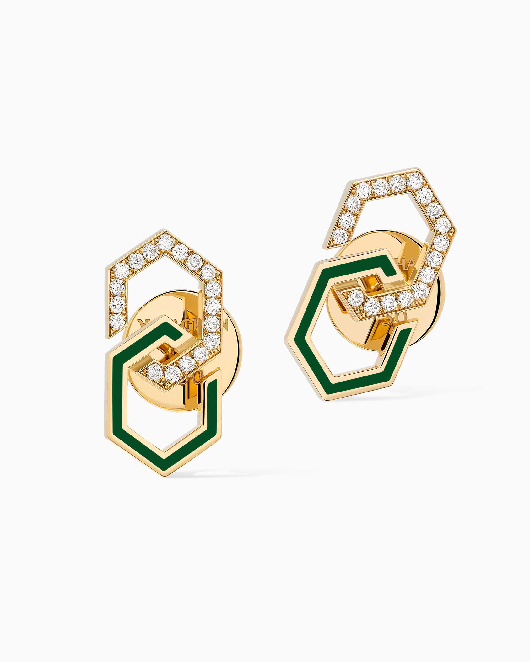 قلادة Infinity Green Enamel