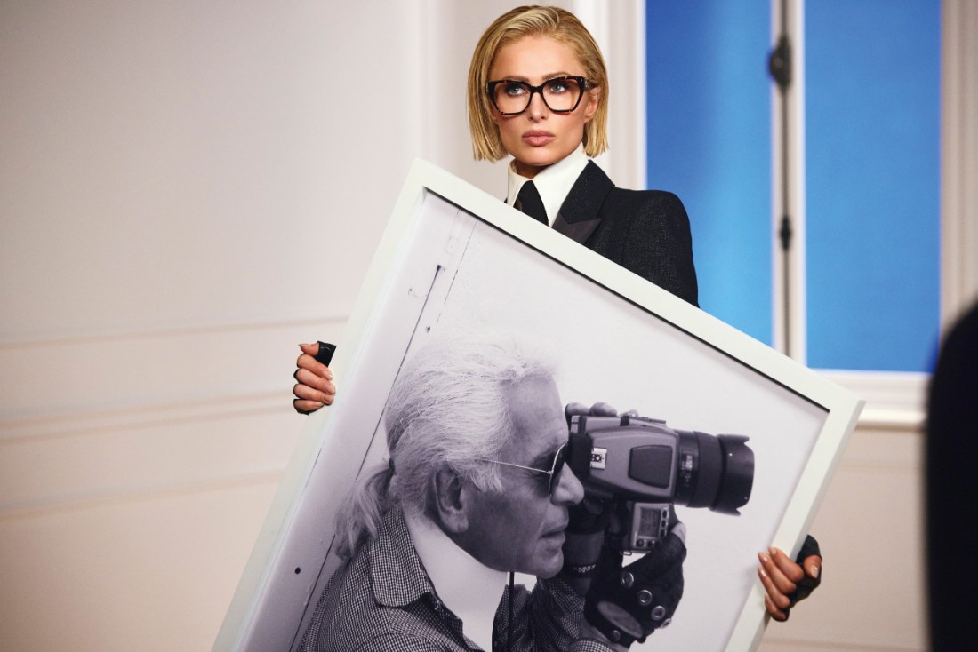 باريس هيلتون نجمة حملة KARL LAGERFELD لخريف 2025