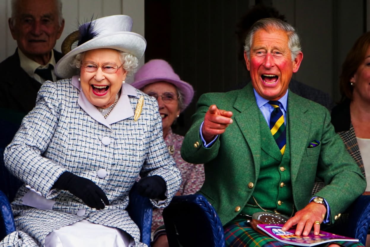 King Charles III inherited the late Queen's expressive facial features.