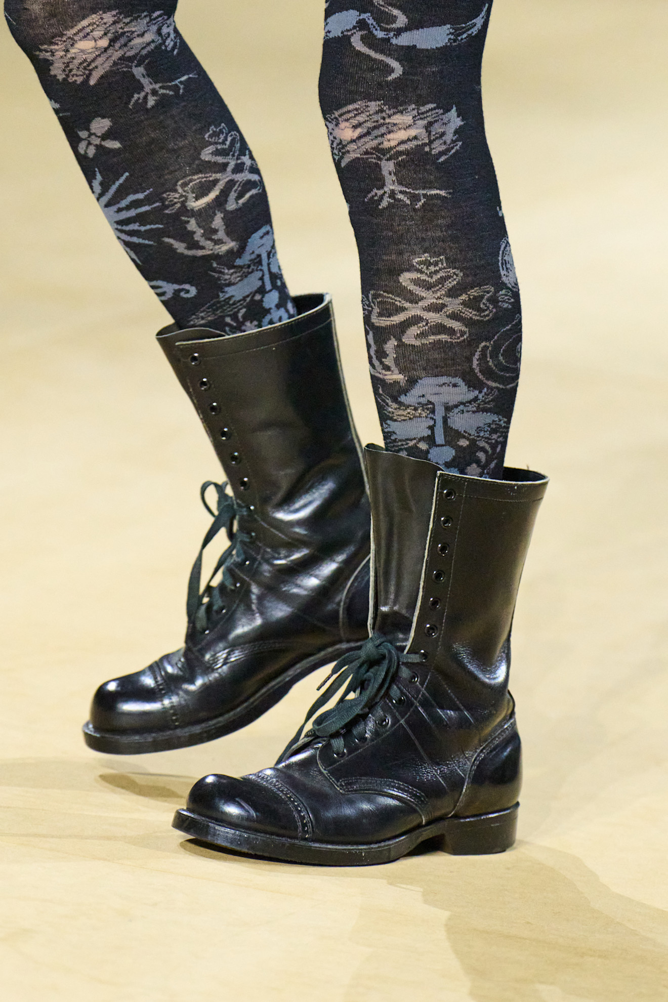 Kronthaler Westwood أحذية الجلد العسكرية من